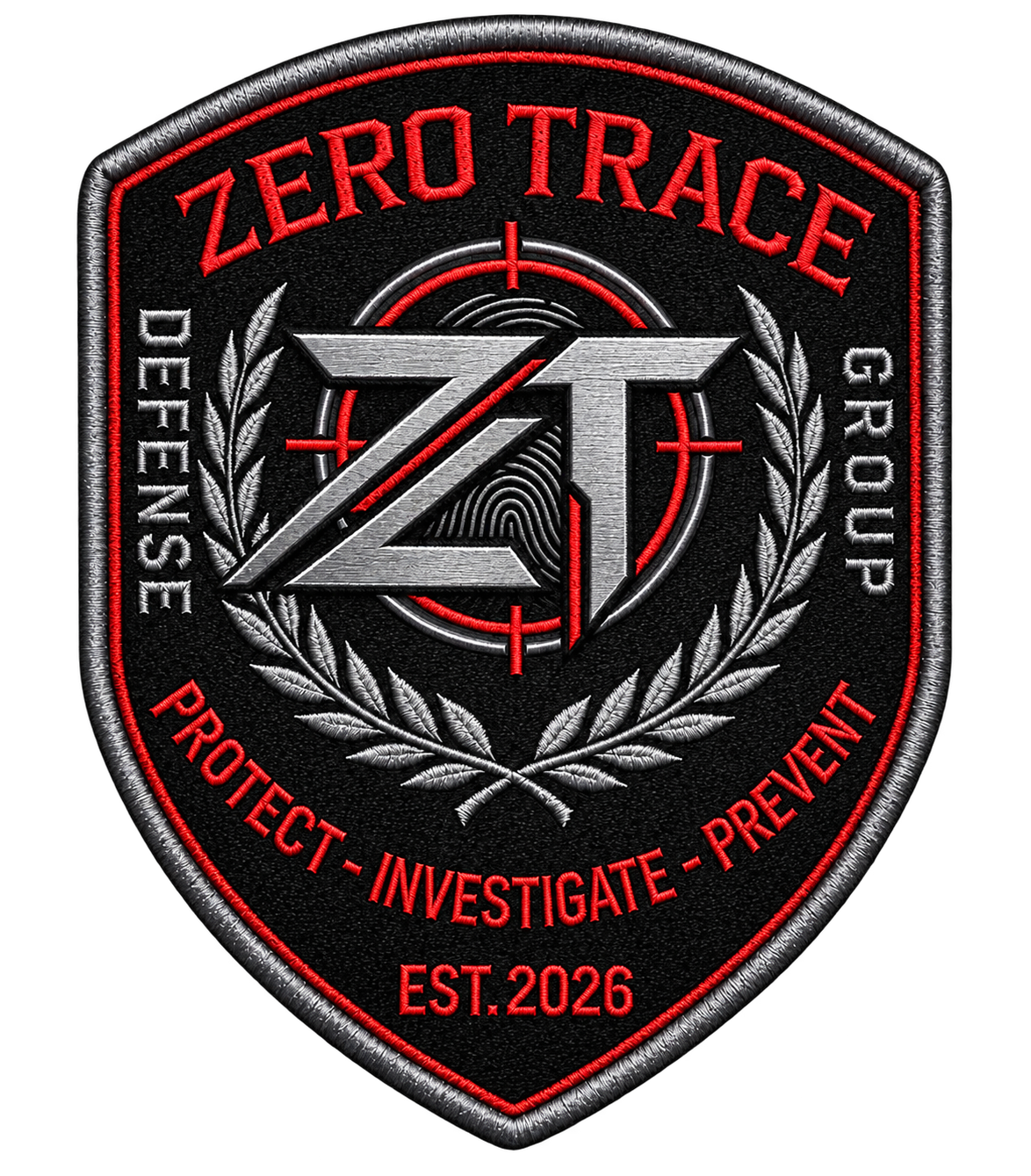 Zero Trace Defense Group emblem